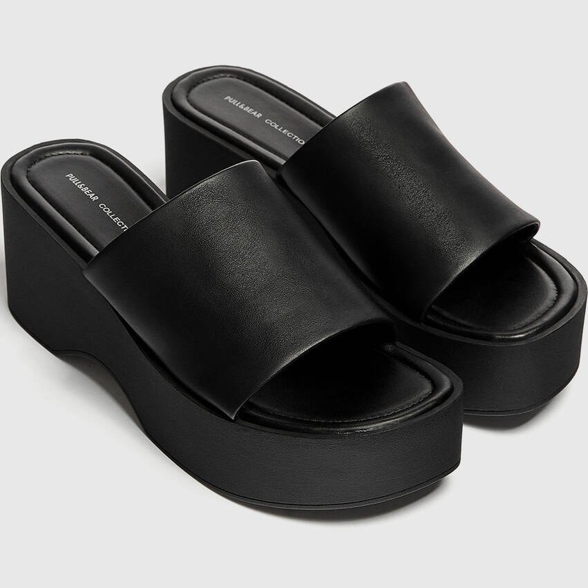 Pull and bear platform sandals hot sale