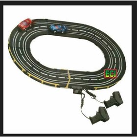 تصویر ست ریسینگ کنترلی دو ماشین دسته تفنگی ROAD RACING _ ITEM NO 90989