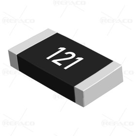 تصویر مقاومت اس ام دی ITEX SMD Resistor 1206 , 120Ohm 5% 1/4W 1206W4J0121IT5 