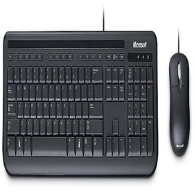 تصویر کیبورد و ماوس باسیم مایکروسافت Microsoft Desktop 400 Wired Keyboard and Mouse