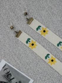 تصویر بند عینک طرح آفتابگردان 