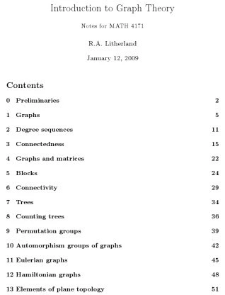 خرید و قیمت دانلود کتاب Introduction to graph theory, Lecture notes ...