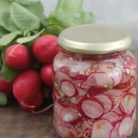 تصویر تربچه تخمیری یک کیلویی Fermented radish