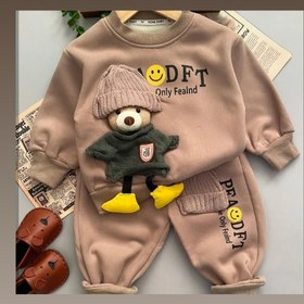 تصویر ست دوتیکه تدی سرمایی - لارج 