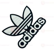 تصویر مارک حرارتی آدیداس سفید 