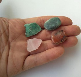 تصویر مجموعه 4 عدد سنگ طبیعی (کد 76) 