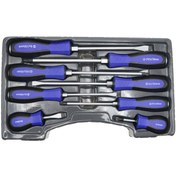 تصویر پیچ گوشتی دوسو و چهارسو رینو مدل YP-RPT-6048 مجموعه 8 عددی 