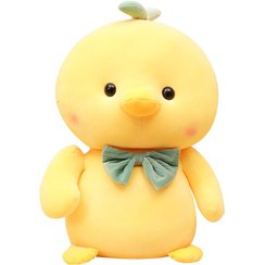 تصویر عروسک طرح جوجه طلایی ارتفاع 25 سانتی متر 