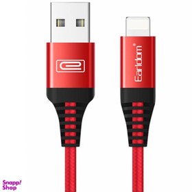 تصویر کابل تبدیل USB به لایتینگ ارلدوم (Earldom) مدل 38 به طول 2m 