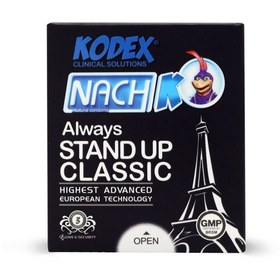 تصویر کاندوم 3 عددی استند آپ کلاسیک ناچ کدکس ا Nach Kodex Stand Up Classic Condoms 3pcs Nach Kodex Stand Up Classic Condoms 3pcs