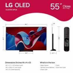 تصویر تلویزیون ال جی 55C4 تلویزیون اولد 4K ال جی مدل C4 سایز 55 اینچ محصول 2024