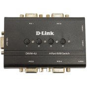 تصویر کی وی ام سوییچ دی لینک مدل DKVM 4U DLINK DKVM4U KVM Switch