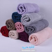 تصویر حوله نيم حمام نخ بامبو مدل 1143 