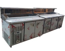 تصویر فریزر تاپینگ ۱۹۰ سانتی استیل درجه یک + یک سال گارانتی 