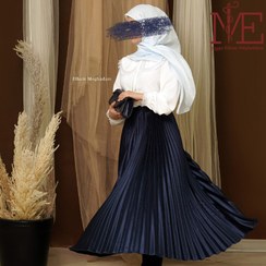 تصویر شومیز مجلسی مروارید با یقه فانتزی 