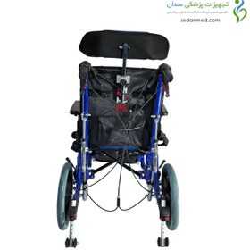 تصویر ویلچر برانکاردی جی تی اس (JTS) مدل CP سایز 38 و 44 jts wheelchair cp