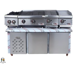 تصویر گریل ذغالی 60 سانتی APM 