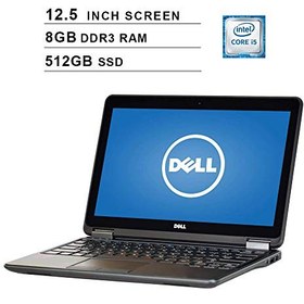 تصویر لپ تاپ Business Premium Dell Latitude E7240 Ultrabook 12.5 اینچ (Intel Dual Core i5-4200U تا 2.6GHz ، 8 GB DDR3 RAM ، 512 GB SSD ، Intel HD 4400، WiFi، HDMI، Windows 10 Pro) (تجدید شده) 