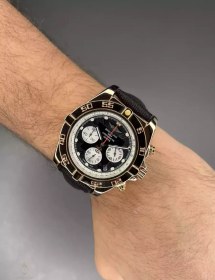 تصویر برتلینگ بند برزنتی مشکی - Breitling 