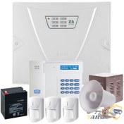 تصویر پک دزدگیر کلاسیک مدل X5 با چهار چشمی و تلفن کننده 