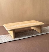 تصویر تخته سرو بامبو مدل پایه دار 