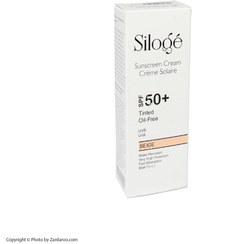 تصویر سيلوژه کرم ضدآفتاب لايت بژ پوست چرب SPF50 SILOGE TINTED OIL FREE LIGHT BEIGE SPF50