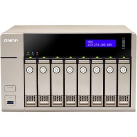 تصویر ذخيره ساز تحت شبکه کيونپ مدل TVS-863-4G ا QNAP TVS-863-4G 8-Bay Diskless Next Gen Personal Cloud NAS QNAP TVS-863-4G 8-Bay Diskless Next Gen Personal Cloud NAS