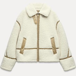 تصویر کت تدی کوتاه ZARA کد 264143 