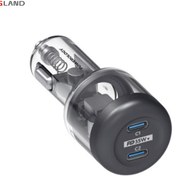 تصویر شارژر فندکی فست شارژ Powerology PCCSR011 PD 3A 35W Powerology PCCSR011 PD 3A 35W Car Charger