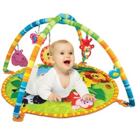 تصویر تشک بازی جنگل وین فان Jungle Pals Playmat 000827