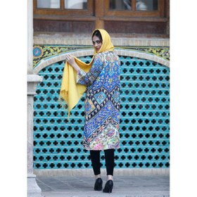 تصویر مانتو زنانه پارسی مدل کاشی اصفهان ا Kashi Isfahan Manto Kashi Isfahan Manto