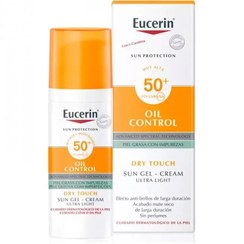 تصویر ژل کرم ضد آفتاب اوسرین spf 50 کنترل چربی حجم 50 میل Eucerin Sunscreen 