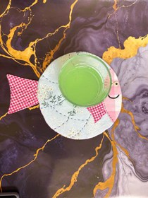 تصویر زیر لیوانی ماهی 