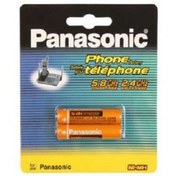 تصویر باتری شارژی Ni-MH نیم‌قلمی AAA ظرفیت ۶۵۰ میلی‌آمپر ۱.۲ ولت پاناسونیک Panasonic Panasonic AAA Ni-MH 650mAh 1.2v Rechargeable Battery