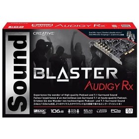 تصویر کارت صدا کریتیو مدل Sound Blaster Audigy RX ا Creative Sound Blaster Audigy RX PCIe Sound Card Creative Sound Blaster Audigy RX PCIe Sound Card
