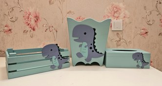 تصویر ست دایناسوری اتاق کودک 