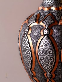 تصویر سنبل دان قلمزنی نفیس اثر نفیس قلمزنی اصفهان ( فروش فقط نقدی )