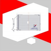 تصویر رادیاتور کولر دنا و سمند EF7 - کوشش ا Samand cooler radiator Samand cooler radiator