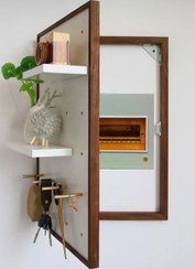 تصویر شلف مخفی جعبه فیوز با جاکلیدی و آویز 