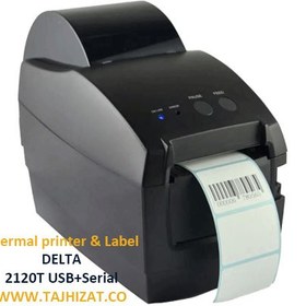 تصویر لیبل پرینتر حرارتی دلتا مدل ۲۱۲۰T ا DELTA 2120T Lable printer DELTA 2120T Lable printer