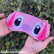 تصویر چشم بند آنجل Blindfold angel/ stitch pink