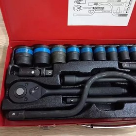 تصویر جعبه بکس 24 پارچه مشکی کینگ تولز۱٫۲مشکی فشارقوی king tools