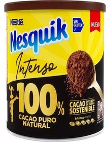 تصویر پودر کاکائو نسکوئیک اینتنسو تلخ 100% نستله Nestle Nesquik Intenso Dark 100% cocoa Powder 