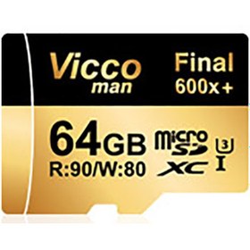 تصویر کارت حافظه microSDHC ویکو من مدل Extre600X ظرفیت 64 گیگابایت 