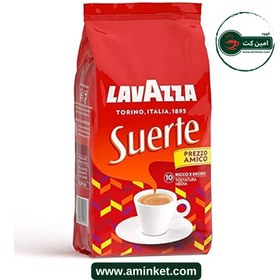 تصویر قهوه لاوازا سورته { سوئرته } دانه یک کیلو گرم lavazza suerte coffee bean 1kg