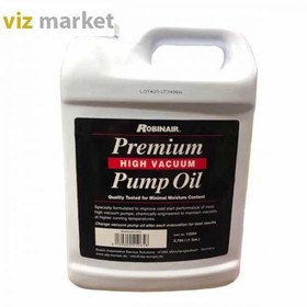 تصویر روغن وکیوم روبین ایر مدل 13204-premium vacuum pump oil حجم 3.780 لیتر 