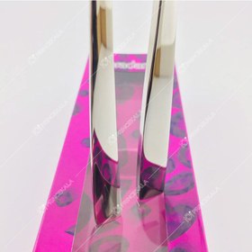 تصویر کارد و چنگال میوه خوری برادانتیا مدل شیکاگو ۱۲ عددی استیل 