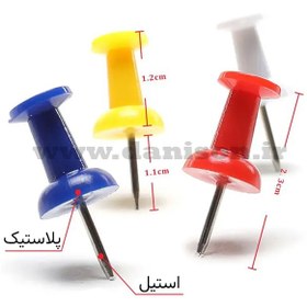 تصویر پونز رنگی مات 