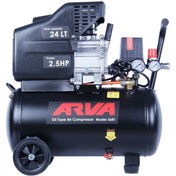 تصویر کمپرسور هوا 24 لیتری آروا مدل 5681 ا Arva 5681 Air Compressor Arva 5681 Air Compressor