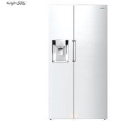 تصویر یخچال فریزر ساید بای ساید پاکشوما مدل RSP 800iW (E1) سفید با کابین امباس شده 